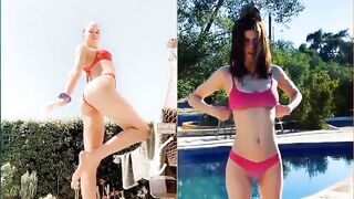 : Bikini Battle: Elsie Hewitt vs Alexandra Daddario #3