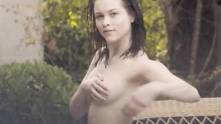 : Sophie Cookson teases her topless body #4