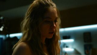 Sydney Sweeney has her tits griped while riding a guy in The Voyeurs