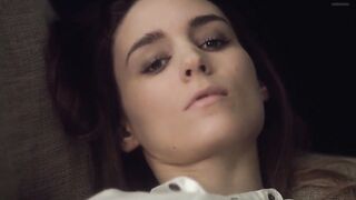 : Rooney Mara hot riding in Side Effects (2013) - slowed at 60fps, zoom at her boobs #2