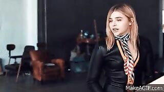 : Chloe Grace Moretz with a paddle and showing off her butt #2