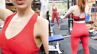 Madelaine Petsch Today's Workout