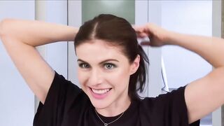 Alexandra Daddario smiling GIF