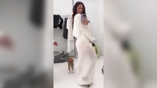 : Minka Kelly see through outfit IG stories #4