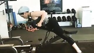 : Nice View of Daisy Ridley working out #2