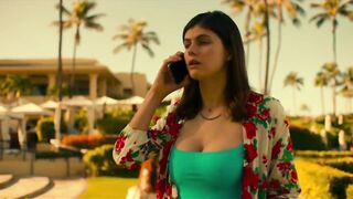 : Alexandra Daddario Bouncing in The White Lotus #3