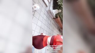 : Madelaine Petsch in red and maroon spandex #4