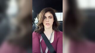 : Alexandra Daddario Porsche IG Clip #3