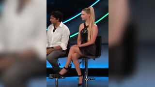 : Anya Taylor-Joy crossed legs on Conan #4