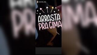 : Ale Zambeli Dançando, vídeo tá com qualidade ruim porque tive que dá zoom , esse stories foi postado por amigo dela. #4
