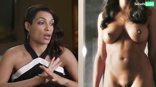 : Rosario Dawson Dressed vs Undressed #3