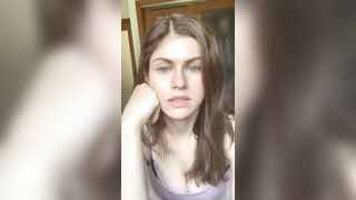 New Alexandra Daddario Instagram Live