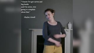 : Hayley Atwell is proud of her big tits #1