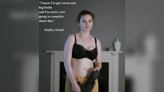 : Hayley Atwell is proud of her big tits #4