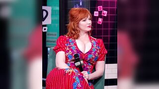 : Christina Hendricks flaunts her busty cleavage #4