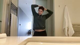 : Alexandra Daddario shower trolling #2