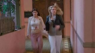 : Kate Upton VS Alexandra Daddario trying to see who has the best titty bounce #4