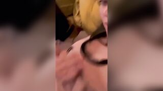 Billie Eilish slapping her massive tits