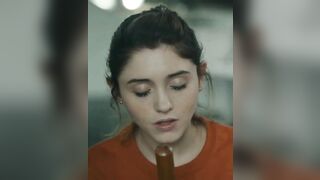 : Natalia Dyer trying to get herself off #2