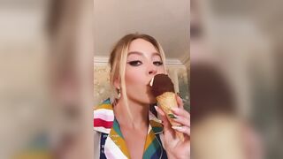 : Sydney Sweeney with ice cream #3