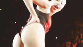 : Would you rather bust on Miley Cyrus' ass or her tongue? #4