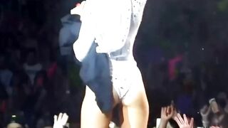 : Miley Cyrus pulling on her thong gets me rock hard #4