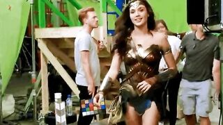 Gal Gadot coming back to set after getting busted servicing the craft foods guy in a closet...