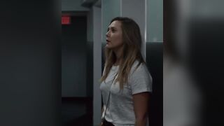 : Elizabeth Olsen's tits with that seat belt effect #4