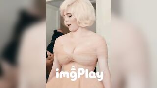 : Sorry for the fucking watermark, but you can still watch Billie's goddess boobs. #3