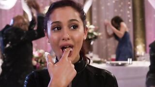 : Ariana Grande licking your cum off her hands after she gives you a handjob #2