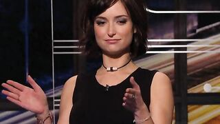 : Milana Vayntrub showing you her preferred size… #2