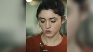 : Natalia Dyer riding that broom handle #2