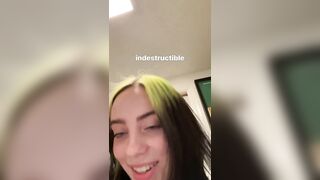 : Why does Billie Eilish keep posting videos of her slapping her tits? #4