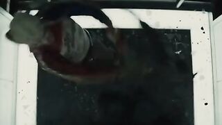 : Lucky extra gets to dry hump Margot Robbie in booty shorts in Suicide Squad #2