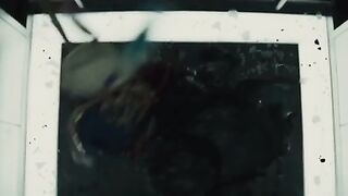 : Lucky extra gets to dry hump Margot Robbie in booty shorts in Suicide Squad #4