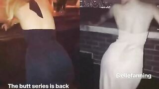 : Dakota & Elle Fanning shaking their sexy asses #4