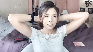 : Pokimane getting ready to suck cocks #2