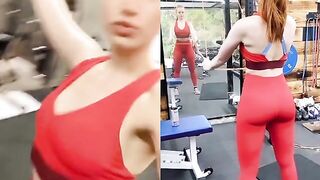 : Madelaine Petsch's spectacular ass in yoga pants looks so good #2