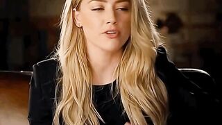 : Just walk up to Amber Heard mid interview and shove your cock in her mouth... #2