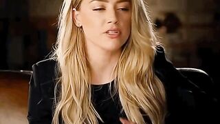 : Just walk up to Amber Heard mid interview and shove your cock in her mouth... #3