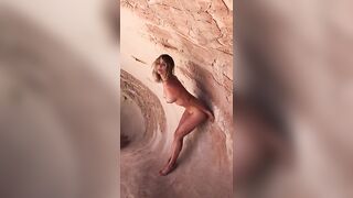 : Imagine Sara Underwood's tight, naked body being pounded by numerous cocks out in the middle of nowhere. #4