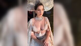 : Cant control when NORA FATEHI post her huge boobs #2