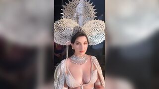 : Cant control when NORA FATEHI post her huge boobs #3