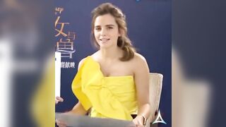 : Just wanna grab the sides of Emma Watson's head and pump her posh face on my cock #2