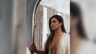 : Priyanka Chopra admiring her dress one more time before taking it off for you #2