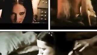 : Three Queens Eva Green, Emilia Clarke, and Katie McGrath getting fucked like common whores #3