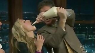 : Kristen Bell taking a couple of loads in her mouth on Craig Ferguson #2