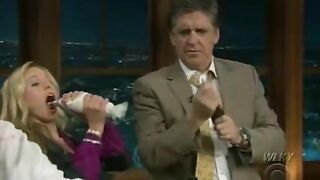 : Kristen Bell taking a couple of loads in her mouth on Craig Ferguson #3