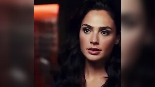 Gal Gadot’s face when we start pulling our cocks out
