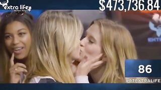 : Barbara Dunkelman and Ashley Jenkins sharing a kiss #3